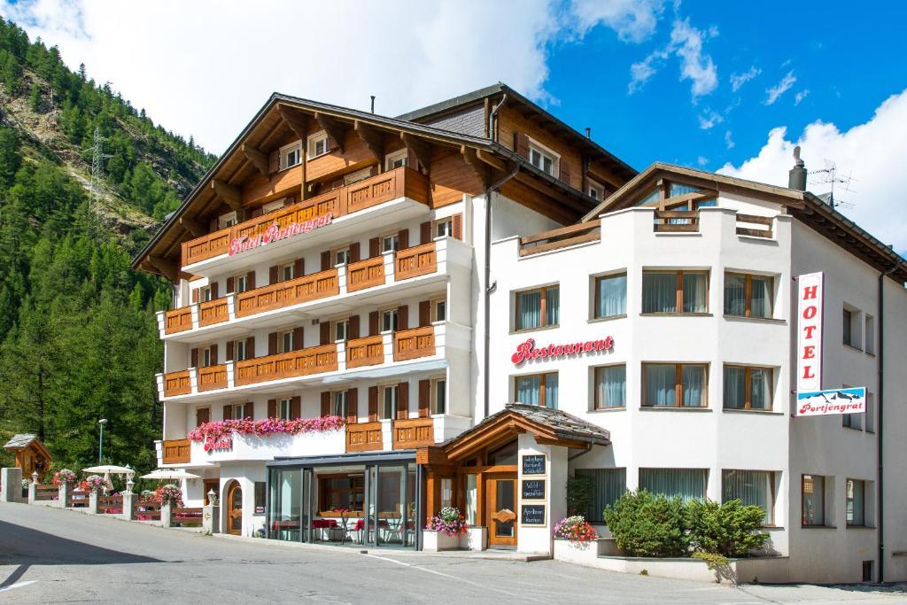 Hotel Portjengrat Saas-Almagell Exteriér fotografie
